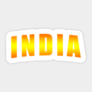 India Sticker